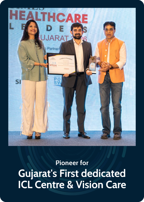 Pioneer for Gujarat's First dedicated ICL Centre & Vision Care